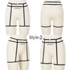 Image of Women Sexy Leg Harness Garter Belt Elastic Cage Hollow Leg Gothic Suspender Strap Underwear Leg Strap Garte
