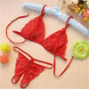 Image of Women Sexy Lingerie Hot Erotic Sexy Panties Open Crotch Porn Transparent Lace Underwear Crothless Underpants G-string Sex Wear