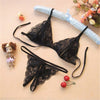 Image of Women Sexy Lingerie Hot Erotic Sexy Panties Open Crotch Porn Transparent Lace Underwear Crothless Underpants G-string Sex Wear