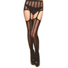 Image of Women Sexy Lingerie Hot Erotic Style Pantyhose Mesh Fishnet Open Pantyhose Lace Babydoll Stockings Thigh Sheer Tights Pantyhose