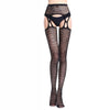Image of Women Sexy Lingerie Hot Erotic Style Pantyhose Mesh Fishnet Open Pantyhose Lace Babydoll Stockings Thigh Sheer Tights Pantyhose