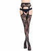 Image of Women Sexy Lingerie Hot Erotic Style Pantyhose Mesh Fishnet Open Pantyhose Lace Babydoll Stockings Thigh Sheer Tights Pantyhose