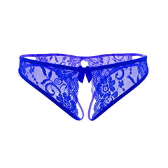 Women Sexy Lingerie hot erotic sexy panties Open Crotch porn lace underwear Crotchless underpants sex wear briefs with bow front