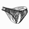 Image of Women Sexy Lingerie hot erotic sexy panties Open Crotch porn lace underwear Crotchless underpants sex wear briefs with bow front