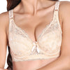 Image of Women Sexy Underwear Brand Lace Minimizer Padded Lace Sheer Push Up Bra 34 Cup