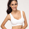 Image of Women Shear Seamless Vest Bra Tops Underwear Casual 3 colors