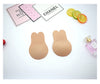 Image of Women Silicone Self-Adhesive Sticky Bra Strapless Push Up Seamless Invisible Bra Sexy Rabbit Ears Underwear For Wedding Dropship