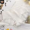Image of Women Soft Briefs Sexy Lingerie High Quality Women's Panties Underwear Cotton sexy Mid waist Solid Color Breathable Briefs 2019