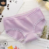Image of Women Soft Briefs Sexy Lingerie High Quality Women's Panties Underwear Cotton sexy Mid waist Solid Color Breathable Briefs 2019
