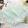 Image of Women Soft Briefs Sexy Lingerie High Quality Women's Panties Underwear Cotton sexy Mid waist Solid Color Breathable Briefs 2019