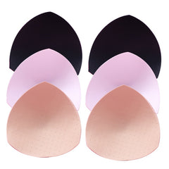 Women Sponge Bra Pads 2019 Summer Swimsuit Bikini Pads Push Up Brassiere Chest Cups Breast Enhancer Intimate Bra Bikini Inserts