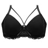 Image of Women Super Push Up Bra Seamless Underwire Bra Gather Adjustable Lace Bralette Wing Breast Lady Underwear B C Cup Plus Size Bra
