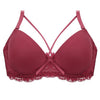 Image of Women Super Push Up Bra Seamless Underwire Bra Gather Adjustable Lace Bralette Wing Breast Lady Underwear B C Cup Plus Size Bra