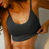 Image of Women Tank Crop Top Bra Underwear Seamless Tube Top Back Hollow Lingerie Wire Free Intimates With Removable Padded 2019