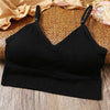 Image of Women Tank Crop Top Seamless Underwear Female Crop Tops Sexy Lingerie Intimates With Removable Padded Camisole Femme Fashion