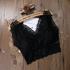 Image of Women Tank Top Bra Sexy Lace Floral Cami Bralette Crochet Vest Crop Top