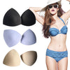 Image of Women Triangle Cups Bikini Sports Bra Pad Chest Push Up Insert Foam Pads Swimsuit Padding Accessories