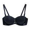 Image of Women Ultra Thick Padded Bra Sexy Lace Bralette Underwear Adjusted Straps Sheer Bra Lingerie Brassiere