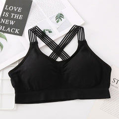 Women Yoga Sport Bra Women Shockproof Sexy Back Sports Bras Breathable Athletic Fitness Running Gym Vest Tops Sportswear Bras