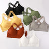 Image of Women Yoga Sport Bra Women Shockproof Sexy Back Sports Bras Breathable Athletic Fitness Running Gym Vest Tops Sportswear Bras