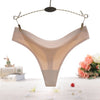 Image of Women ruffles Underwear Invisible Seamless T Panties G-String Female Sexy Thongs Intimates Lingerie Ladies Briefs 1pcs sf2051