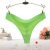 Image of Women ruffles Underwear Invisible Seamless T Panties G-String Female Sexy Thongs Intimates Lingerie Ladies Briefs 1pcs sf2051
