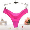 Image of Women ruffles Underwear Invisible Seamless T Panties G-String Female Sexy Thongs Intimates Lingerie Ladies Briefs 1pcs sf2051