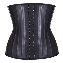Burvogue Underbust Steampunk Corset Waist Control Gothic Corsets Cincher with Curved Hem Bustiers Embroidery Short Waist Trainer  (8)