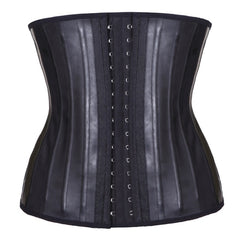 Women's 25 Steel Boned Latex Waist Train Corset Underbust Corsets and Bustiers Body Shaper PlusSize 5XL Harness Bustier Corselet