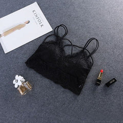 Women's Lace Bra Mesh Bralette Lingerie Seamless Unpadded Floral Bras Female Brassiere