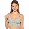 Image of Women's Lightly Lined Wirefree Maternity Nursing Bra Lace Longline