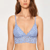 Image of Women's Lightly Lined Wirefree Maternity Nursing Bra Lace Longline