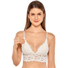 Image of Women's Lightly Lined Wirefree Maternity Nursing Bra Lace Longline
