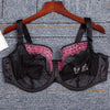 Image of Women's Plus Size Full Coverage Non-padded Underwire Lace Sheer Unlined Bra for Women Sexy Lingerie 34 36 38 40 42 D DD E F FF G