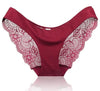 Image of Women's Sexy Lace Panties Seamless Cotton Breathable Panty Briefs Plus Size Sexy Lingerie Fashion Low Waist underwear intimates