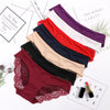 Image of Women's Sexy Lace Panties Seamless Cotton Breathable Panty Briefs Plus Size Sexy Lingerie Fashion Low Waist underwear intimates