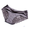 Image of Women's Sexy Lace Panties Seamless Underwear Briefs Nylon Silk for Girls Ladies Bikini Cotton Crotch Transparent Lingerie