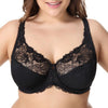 Image of Women's Sheer Beauty Lace Non Padded Full Figure Underwire Minimizer Bra