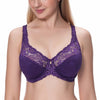 Image of Women's Sheer Beauty Lace Non Padded Full Figure Underwire Minimizer Bra