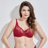 Image of Women's Sheer Beauty Lace Non Padded Full Figure Underwire Minimizer Bra