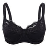 Image of Women's Sheer Lace Non Padded Full Coverage Underwire Support Plus Size Bra