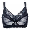 Image of Women's Sheer Lace Underwire bra Unlined Minimizer Bra 34 36 38 40 42 44 46 48 B C D E F G H