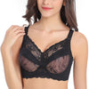 Image of Women's Sheer Lace Underwire bra Unlined Minimizer Bra 34 36 38 40 42 44 46 48 B C D E F G H