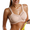 Image of Women's Sports Bra High Impact Underwire Non Padded Powerback Support Running Active Bra 32 34 36 38 40 42 B C D DD