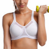 Image of Women's Sports Bra High Impact Underwire Non Padded Powerback Support Running Active Bra 32 34 36 38 40 42 B C D DD