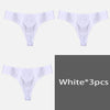 Image of Women's Underpants Sexy Lingerie Cotton G-String 3Pcs Panties Comfortable Thong Low-Rise Underwear Women String Ladies Intimate