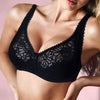 Image of Womens Bras Ultra-thin perspective Bralette Deep V-shaped Lace Sheer Bra Sexy Lingerie BH Tops Size 70-100 B C D E F Cup