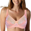 Image of Womens Bras Ultra-thin perspective Bralette Deep V-shaped Lace Sheer Bra Sexy Lingerie BH Tops Size 70-100 B C D E F Cup