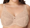 Image of Womens Lace Sheer Unlined Underwire Full Coverage Non-padded Minimizer Bra for Women бюстгальтер 36 38 40 42 44 DD DDD/E F G H