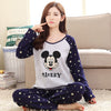 Image of Womens Pajamas Sets 2019 Summer Round Neck Cartoon  Kawaii Totoro Cartoon Sleepwear Nighty Female Casual Autumn Winter Pajamas